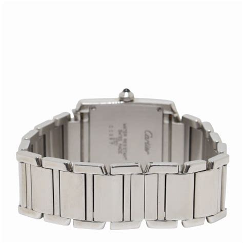 Cartier Tank Française 25mm White Roman Dial Stainless